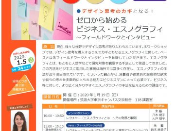 「ゼロから始めるビジネス・エスノグラフィ」2回目を開催しました。